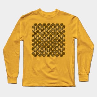 Taino Sun Pattern Long Sleeve T-Shirt